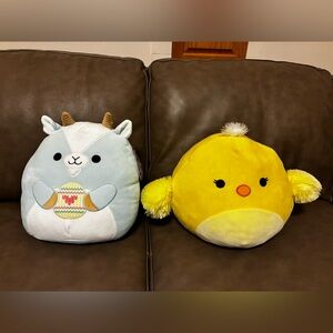 Squishmallows Easter Flipamallow Edie/Aimee Chick and Domingo Goat